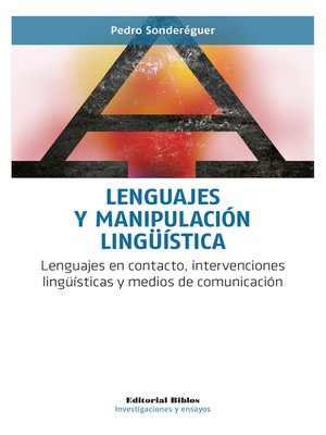 cover image of Lenguajes y manipulación lingüística